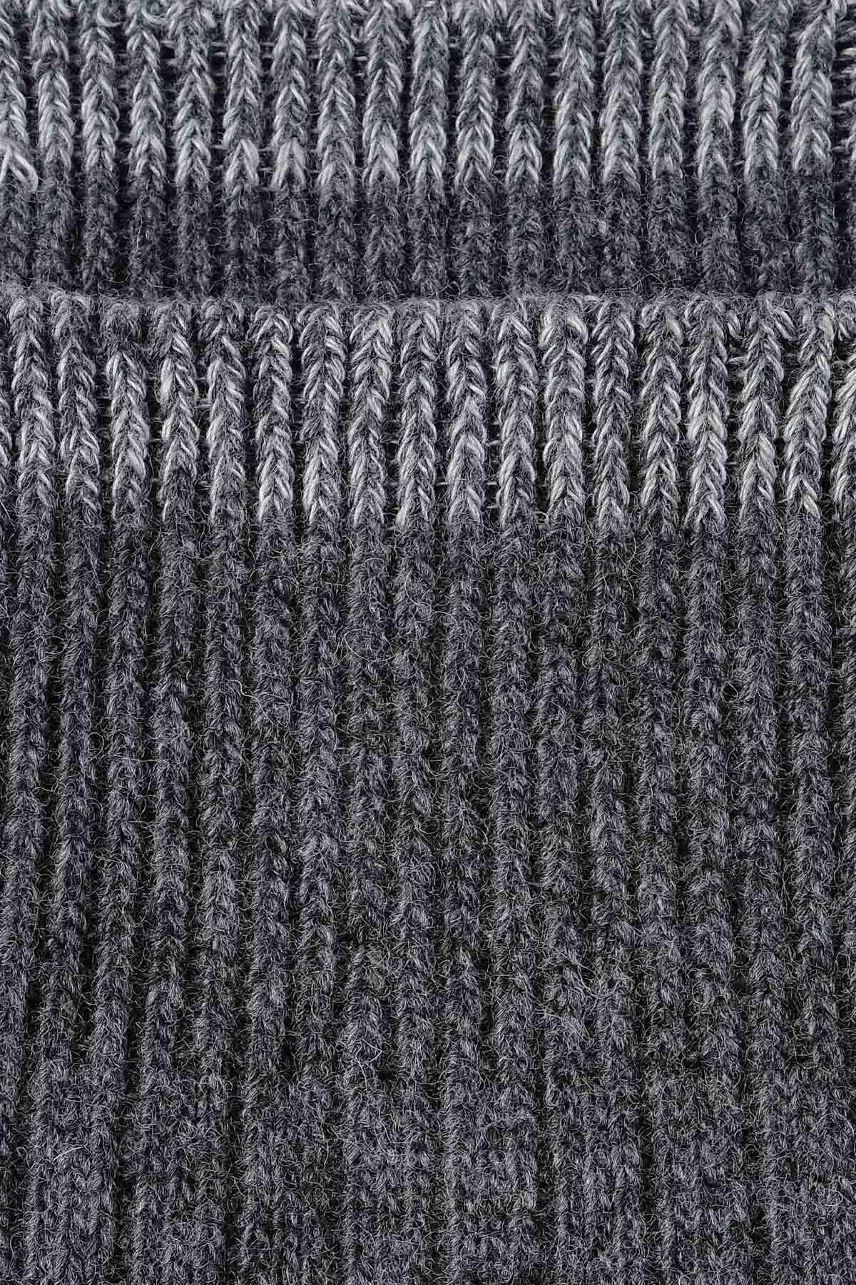 Aytuğ Erkek Kuzu Yüzü (Lambswool) Tekli Soket Çorap Füme
