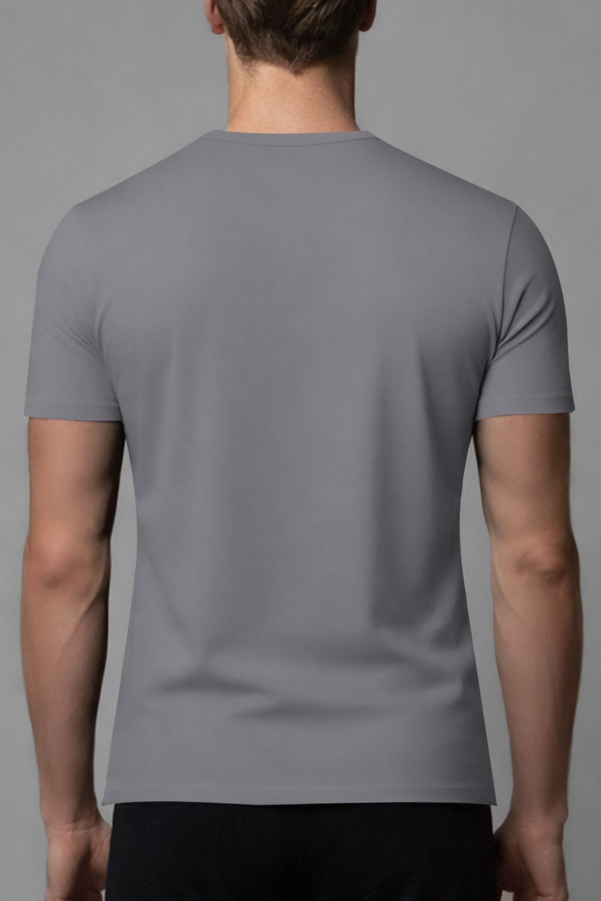 Erkek Activewear Arnaldo Modal by Tencel Tişört Gri
