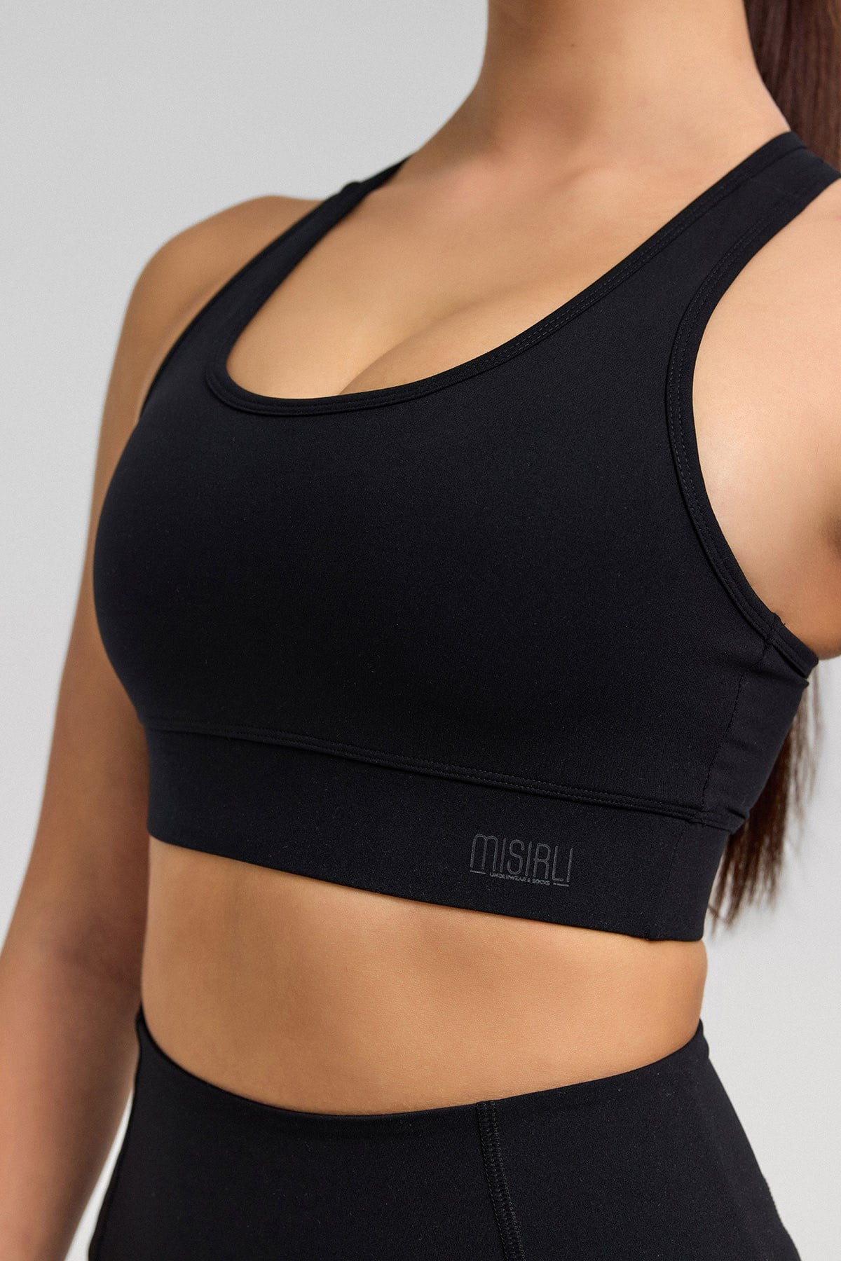 Kadın Activewear Stella Destekli Sporcu Sütyen Siyah