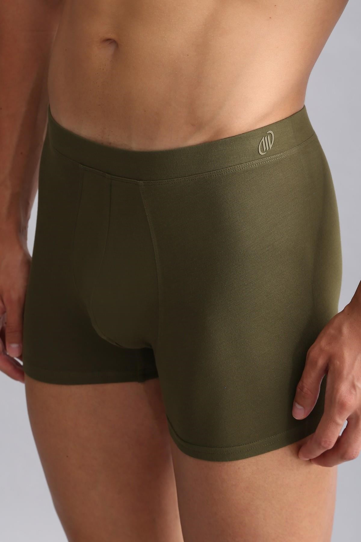 Mısırlı BAMBU ZEUS Regular Fit Boxer Koyu Haki