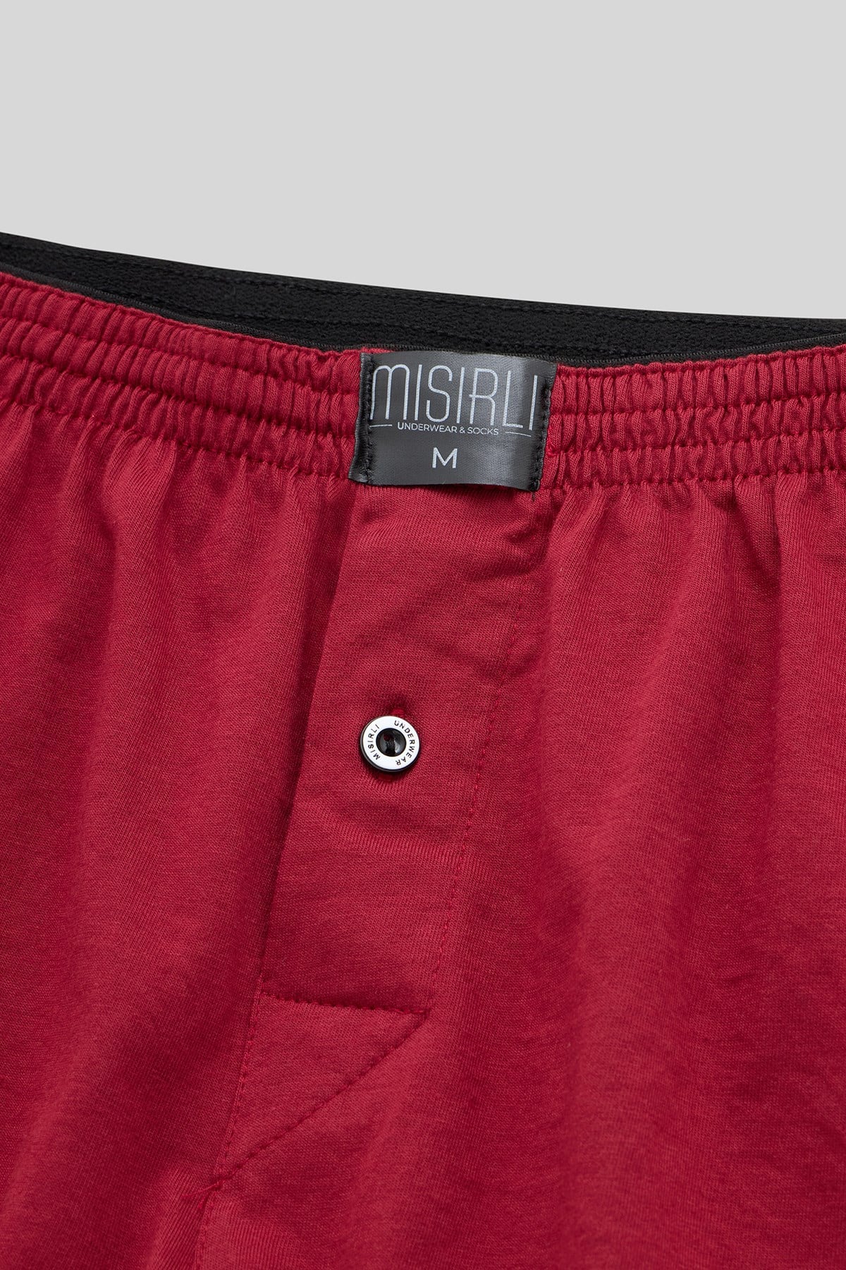 Mısırlı Erkek Pamuklu Ares Boxer Bordo