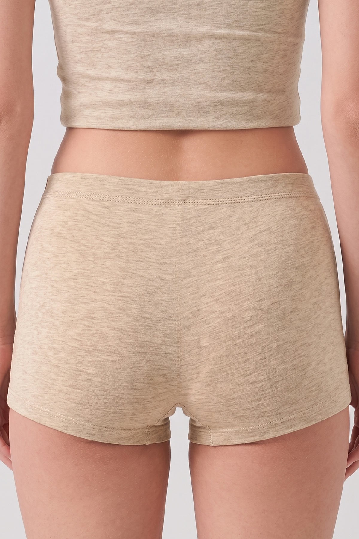 Mısırlı Kadın Gümüş Boxer Külot Ten