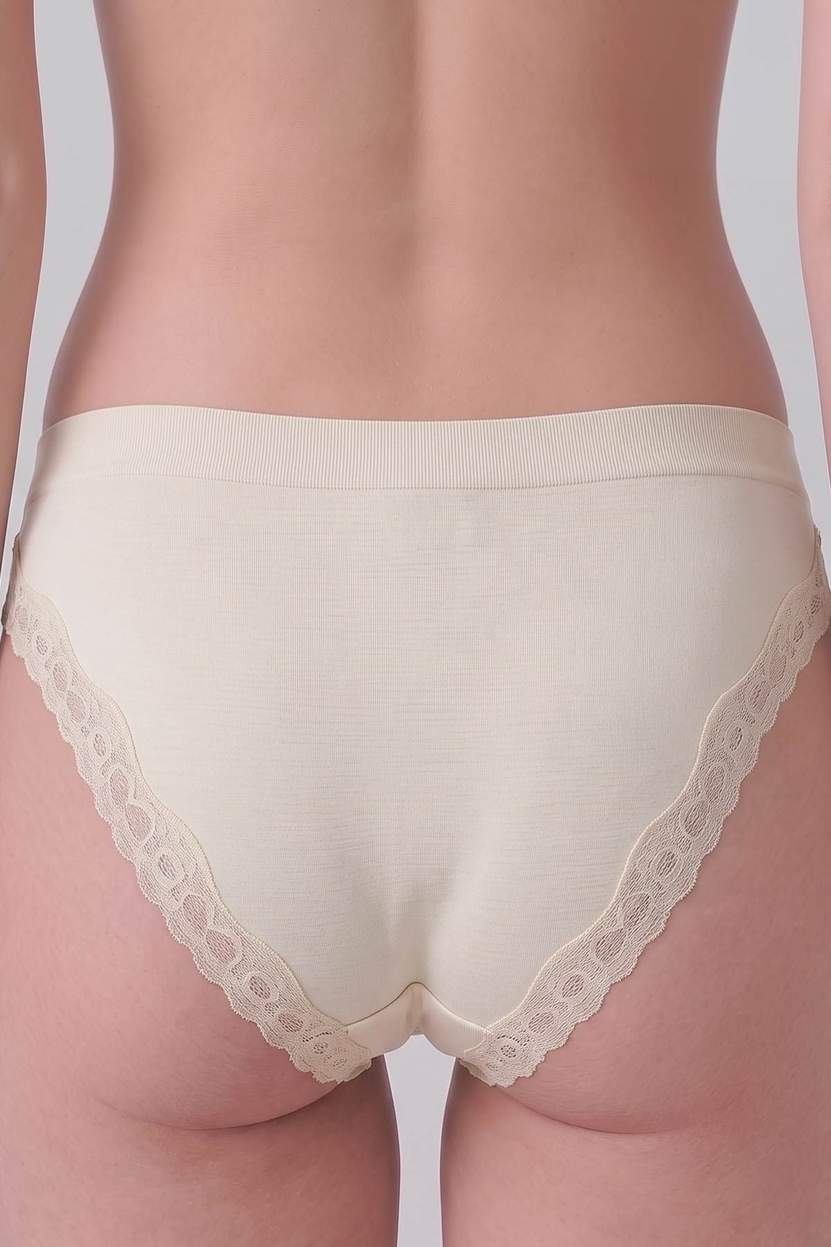 Mısırlı Kadın Modal Seamless Brief Slip Ekru