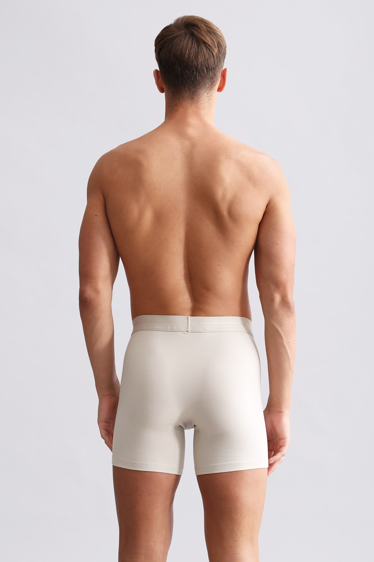 Mısırlı ORGANIC Pamuklu SPARTACUS PLUS PERFORMANCE Long Boxer Toprak Bej