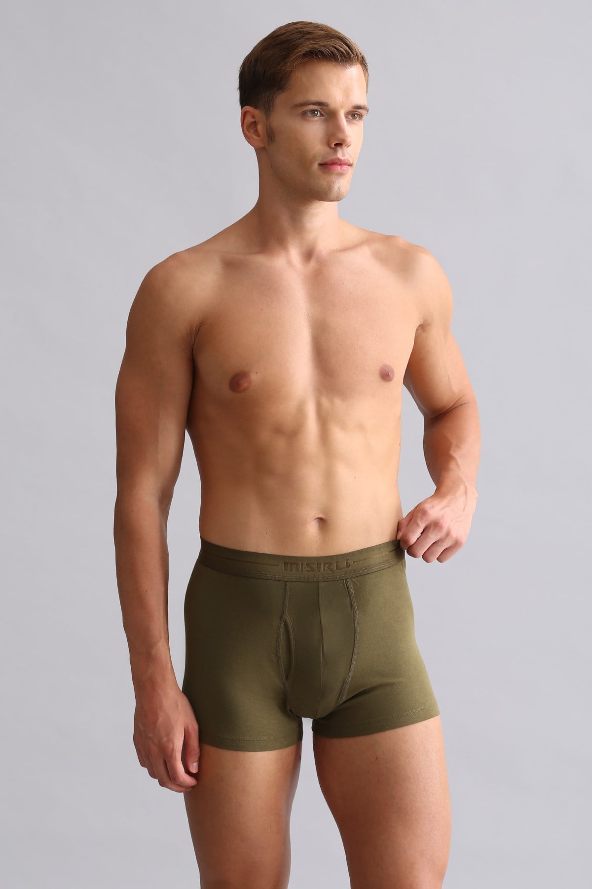 Mısırlı ORGANIC Pamuklu SPARTACUS PLUS PERFORMANCE Boxer Koyu Haki