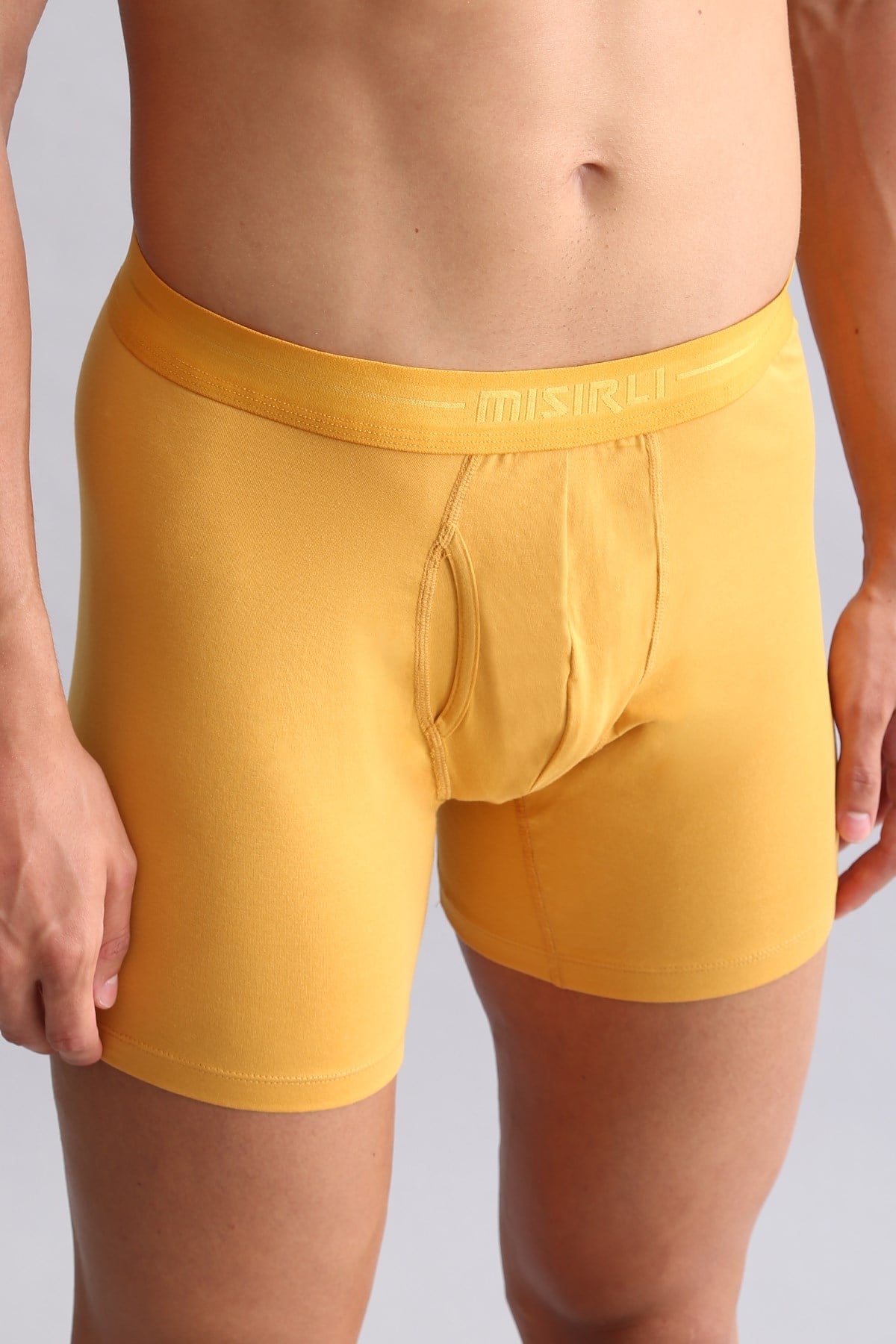 Mısırlı ORGANIC Pamuklu SPARTACUS PLUS PERFORMANCE Long Boxer Hardal