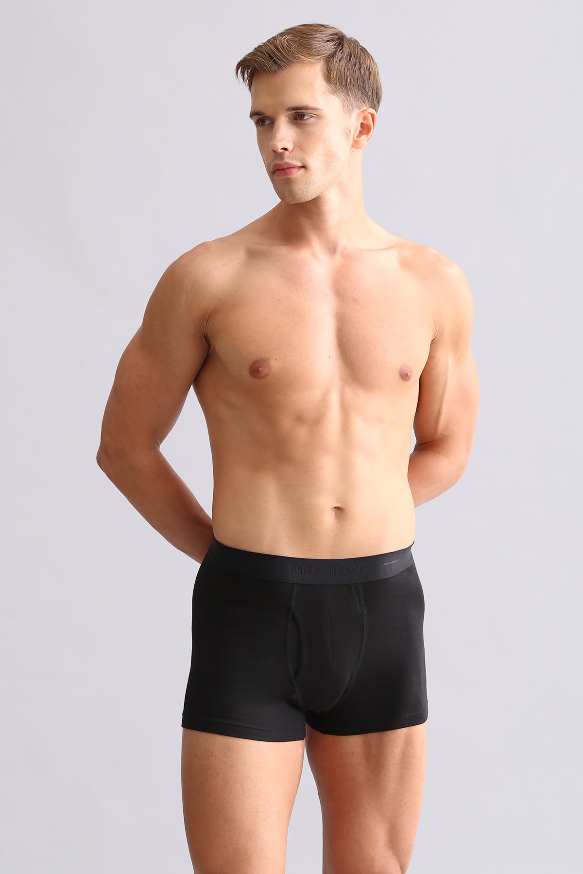 Mısırlı ORGANIC Pamuklu SPARTACUS PLUS PERFORMANCE Boxer Siyah