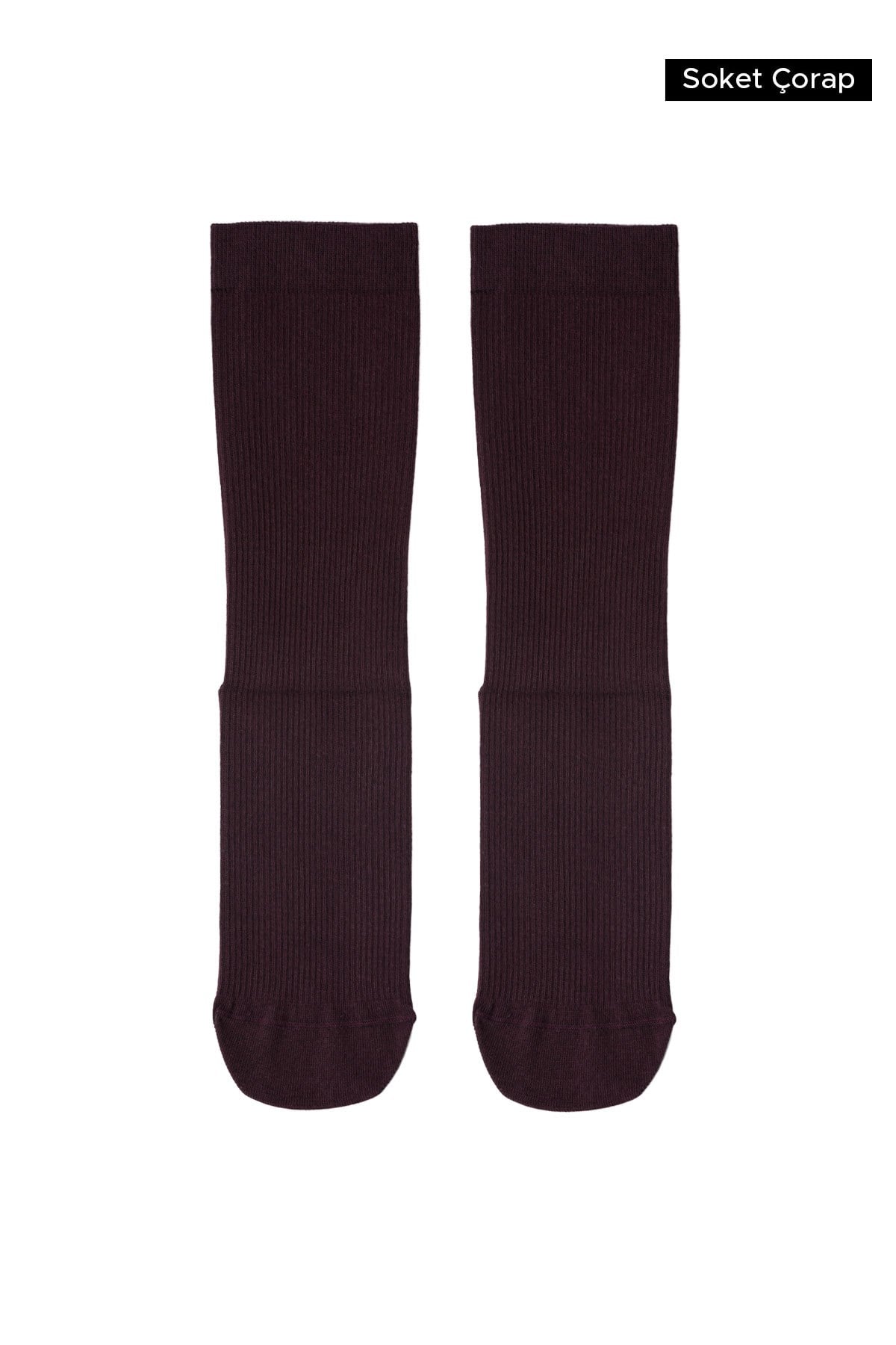 Mısırlı Unisex Bambu Özel Sıkılaştırıcı Teknolojiyle Uçuş ve Pilot Soket Çorap Mor