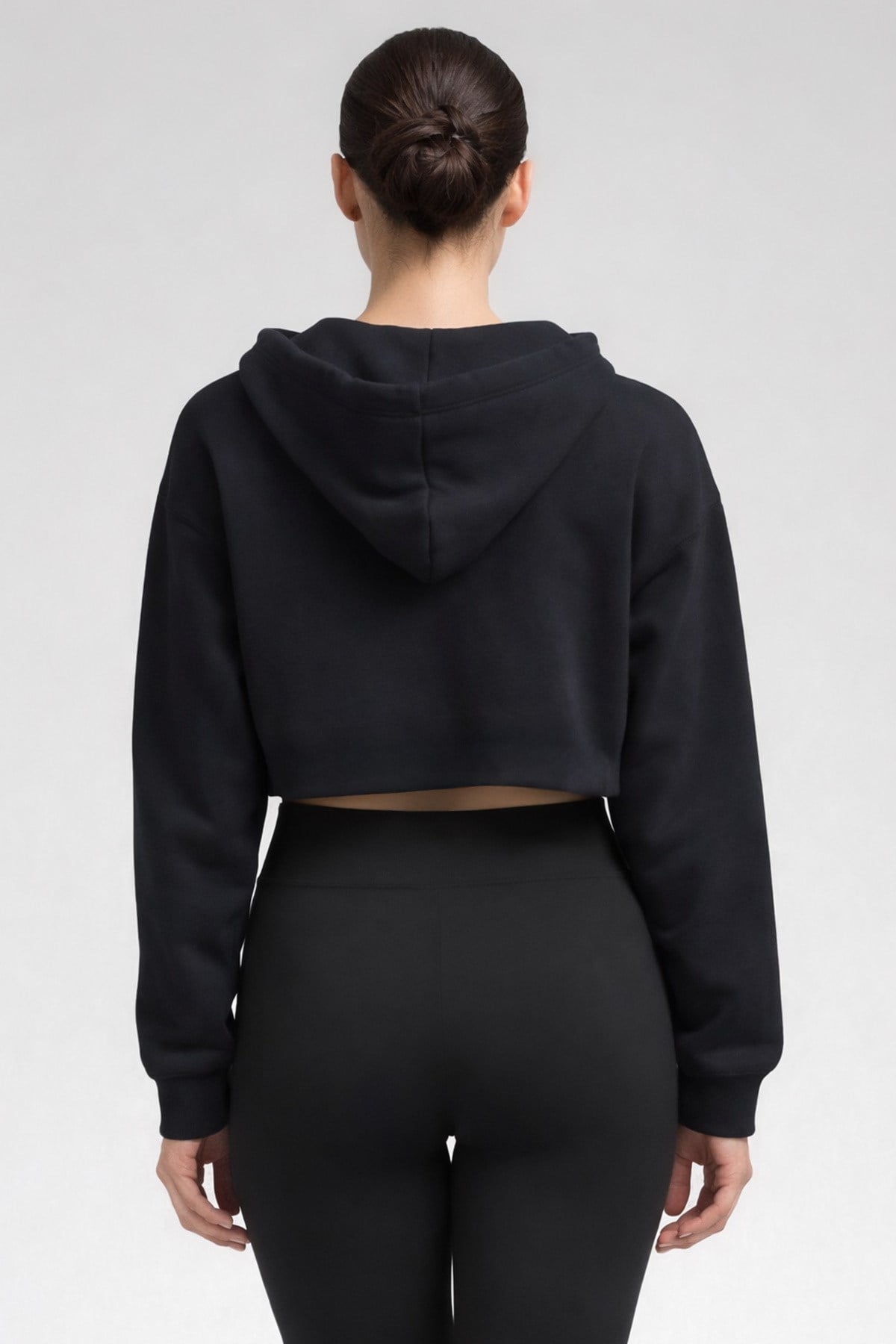 Mısırlı Yarım Fermuarlı Kapüşonlu Orta Sweatshirt Antrasit