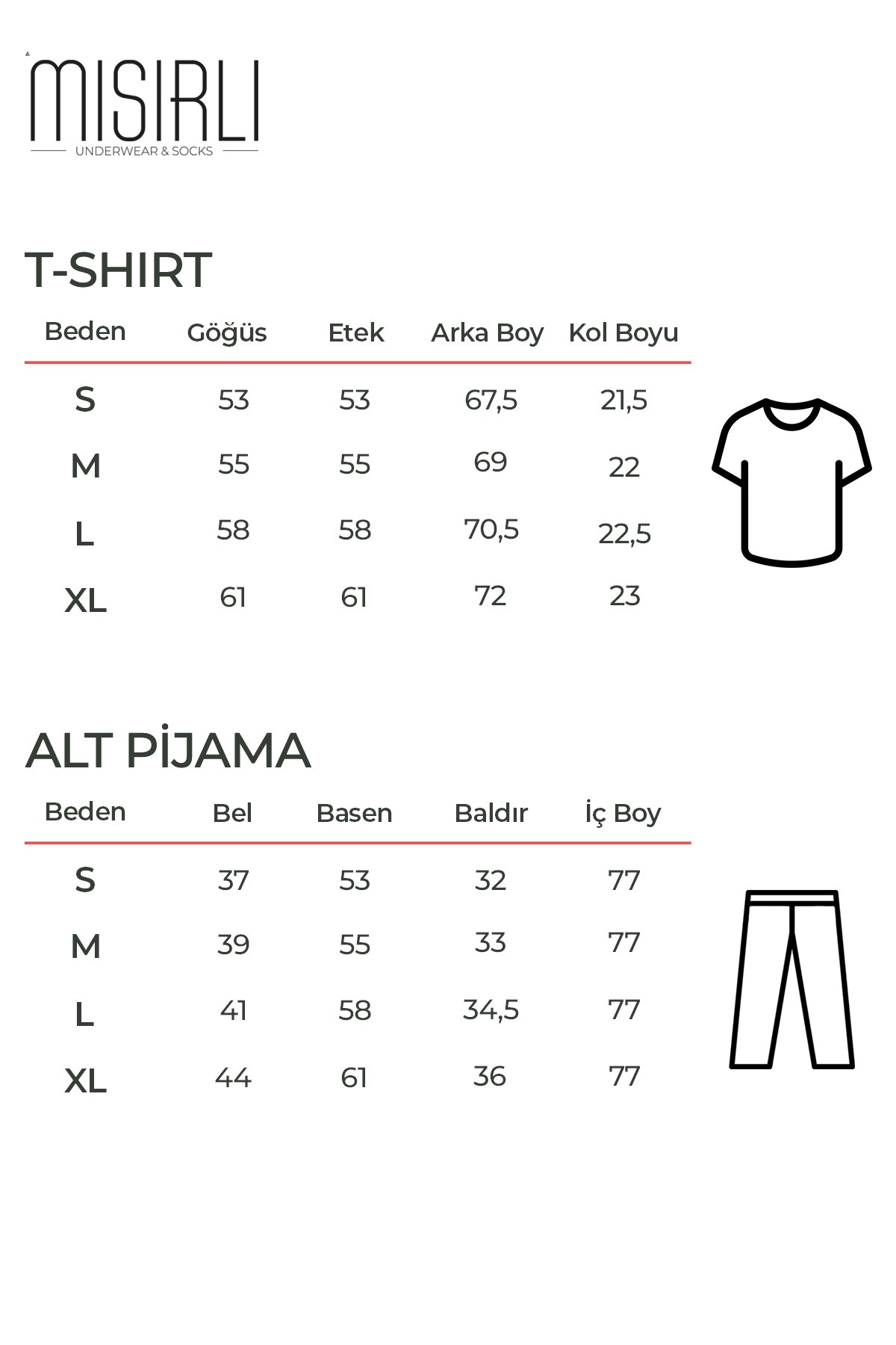 Pamuklu Kısa Kollu Pijama Takım Bej-Kahverengi