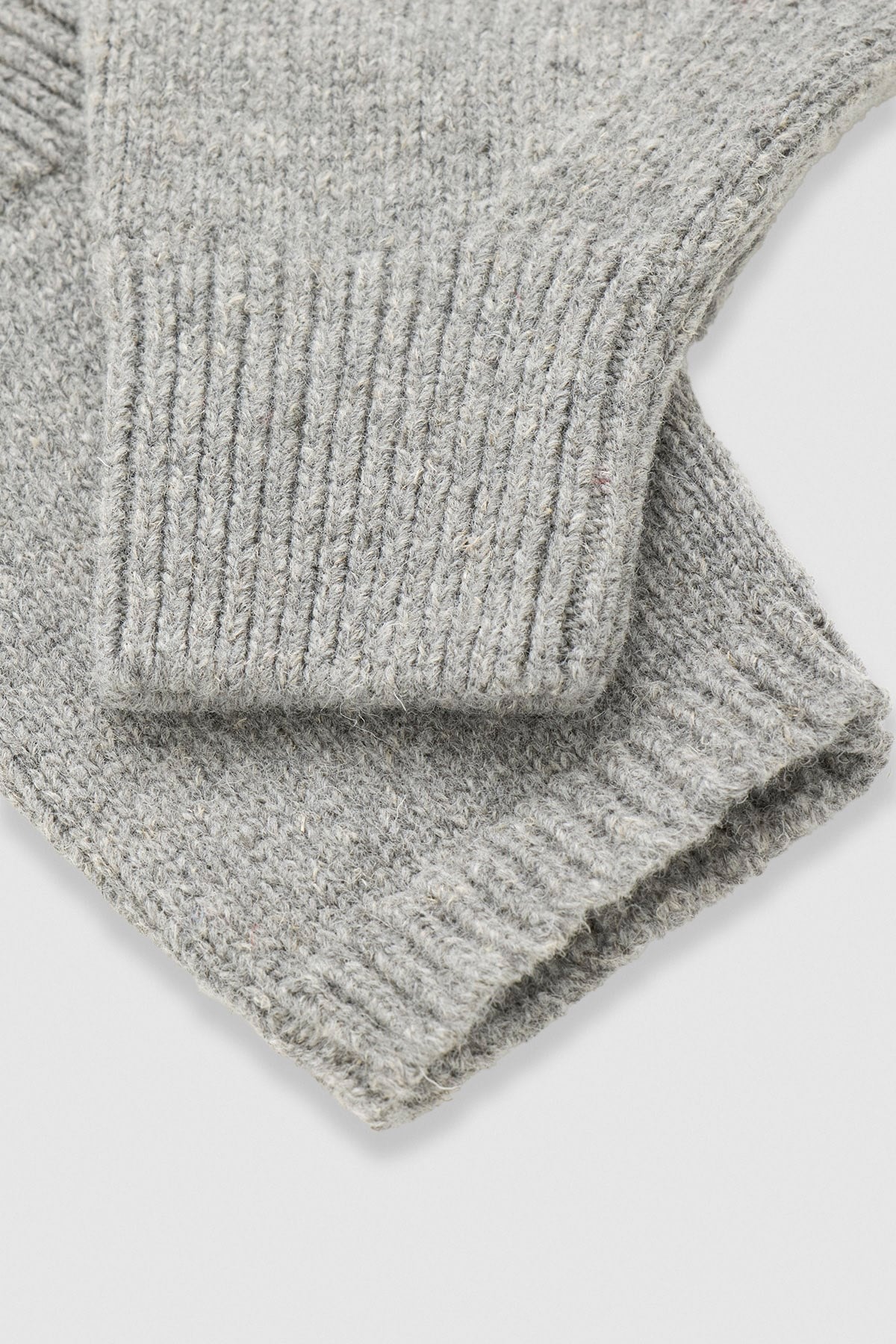Unisex Yün Bere Eldiven Takımı - Milda Gri