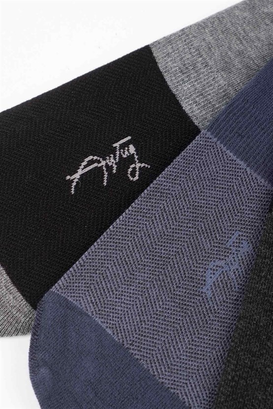 Aytuğ Erkek Modal 3 Çift Babet Çorap Çok Renkli