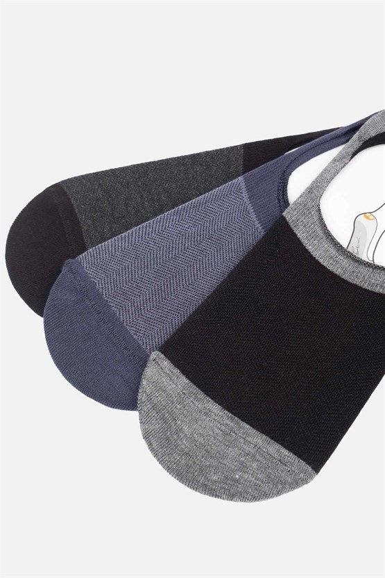 Aytuğ Erkek Modal 3 Çift Babet Çorap Çok Renkli