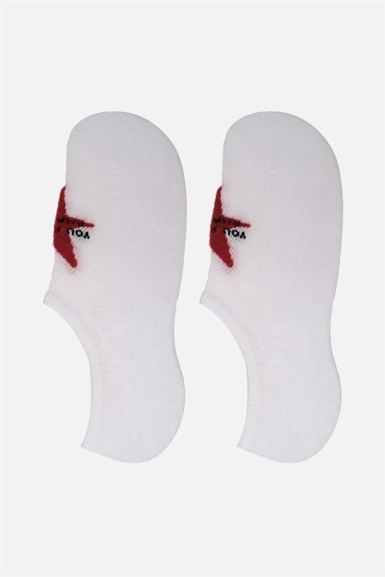 Aytuğ Kadın Bambu Tekli No Show Çorap Beyaz
