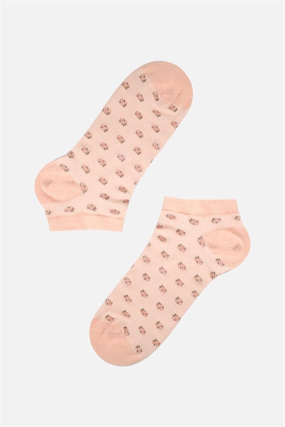 Aytuğ Kadın Bambu Tekli Patik Çorap Somon