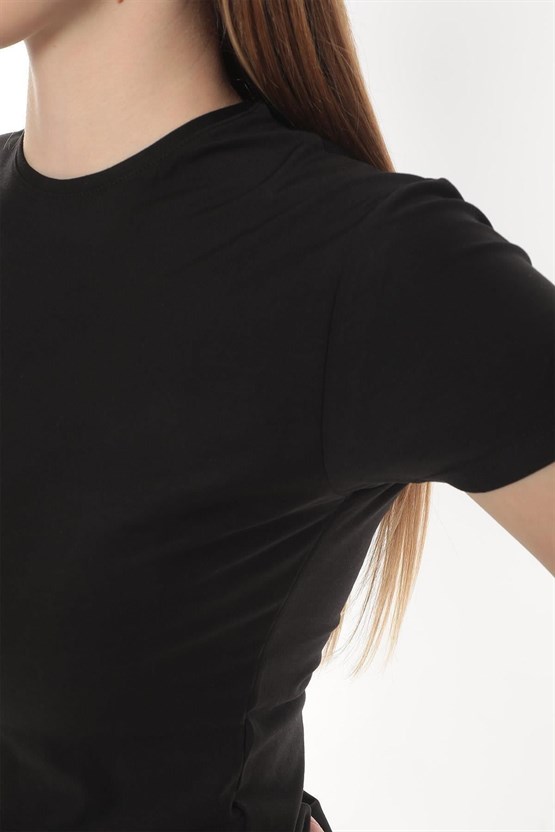 Aytuğ Kadın MODAL Bisiklet Yaka REGULAR FİT Fanila Siyah