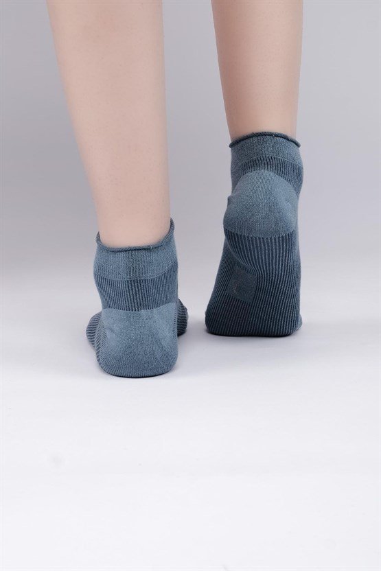 Aytuğ Kadın Modal Tekli Sneaker(Patik) Çorap Koyu Mavi