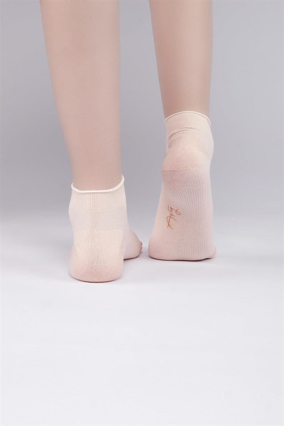 Aytuğ Kadın Modal Tekli Sneaker(Patik) Çorap Somon