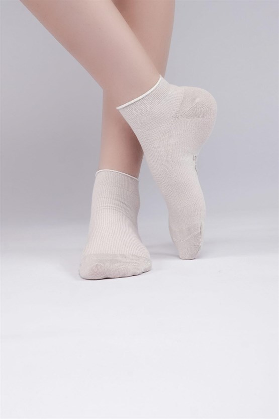 Aytuğ Kadın Modal Tekli Sneaker(Patik) Çorap Gri