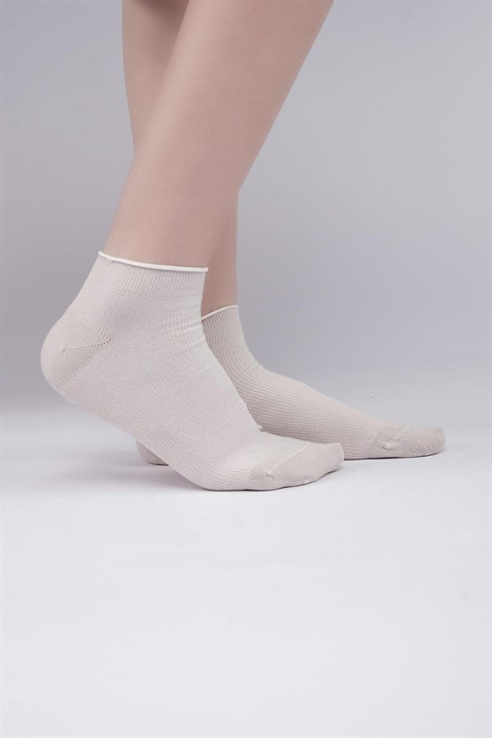 Aytuğ Kadın Modal Tekli Sneaker(Patik) Çorap Gri