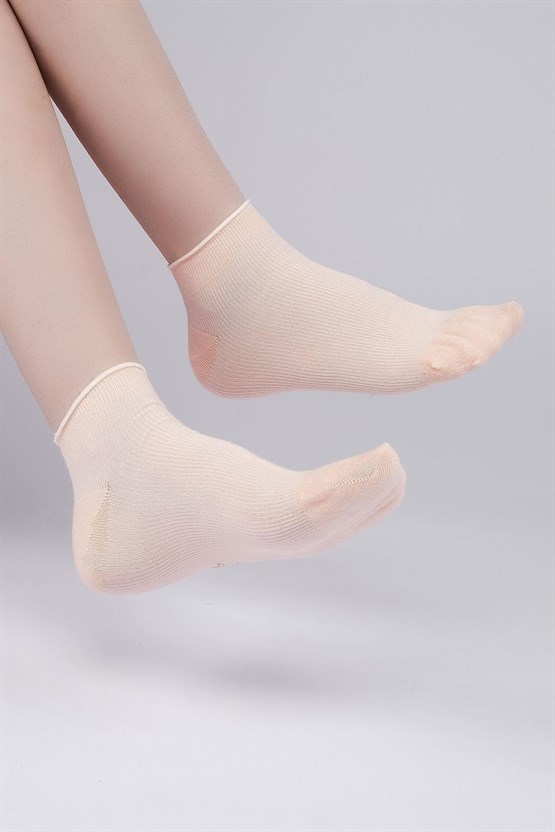 Aytuğ Kadın Modal Tekli Sneaker(Patik) Çorap Somon