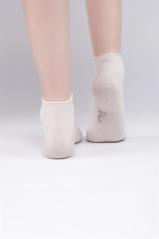 Aytuğ Kadın Modal Tekli Sneaker(Patik) Çorap Gri