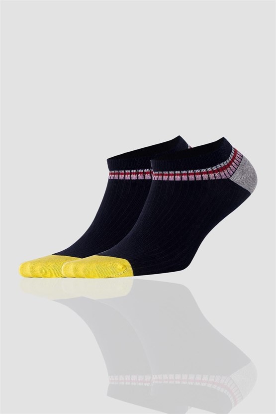 Aytuğ Kadın Pamuklu 8 Çift Özel Kutulu Patik Çorap Çok Renkli