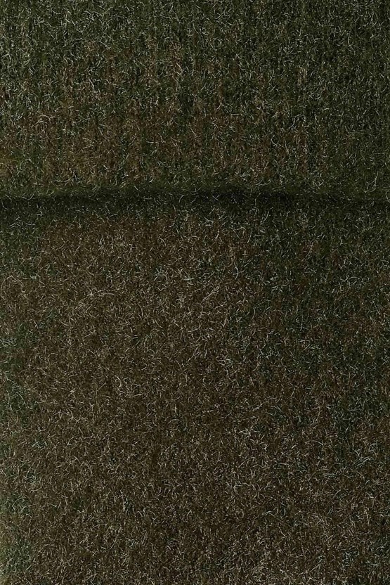 Aytuğ Kadın Soft Peluş Kışlık Tekli Soket Çorap Haki