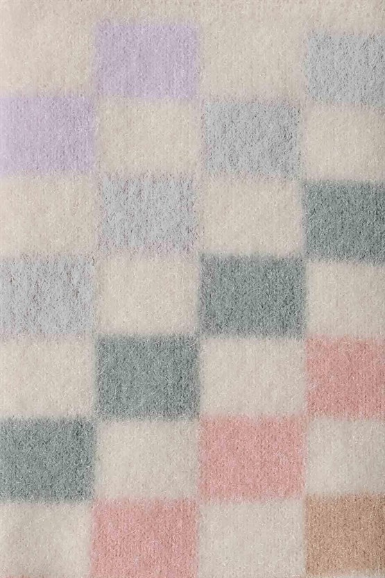 Aytuğ Kadın Soft Peluş Termal Tekli Soket Uyku Çorabı Ekru