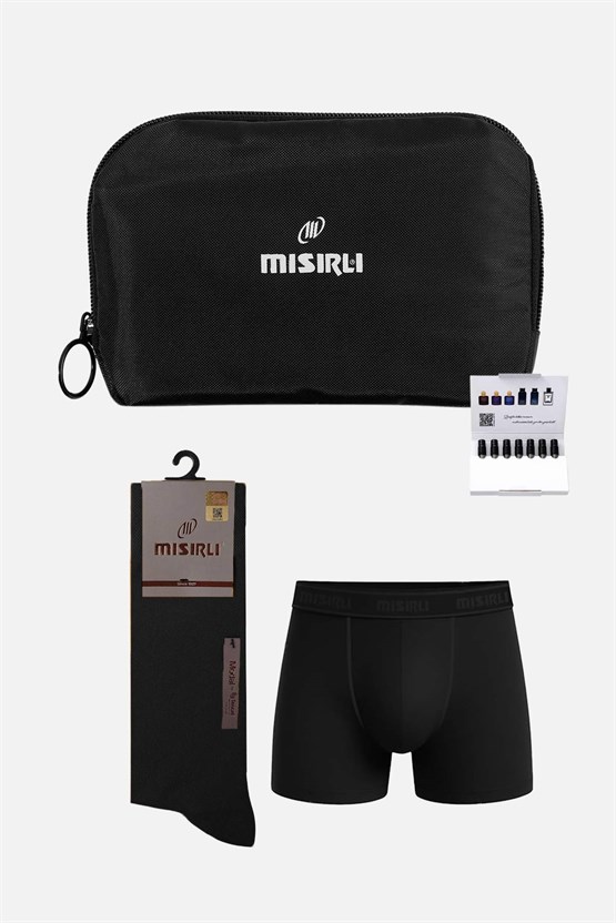 Erkek Modal Siyah Hediye Paketi