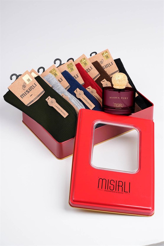 Kadın Kutlu Altılı Çorap Hediye Paketi