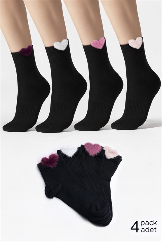 Kadın Kutlu Peluş Çorap Hediye Paketi