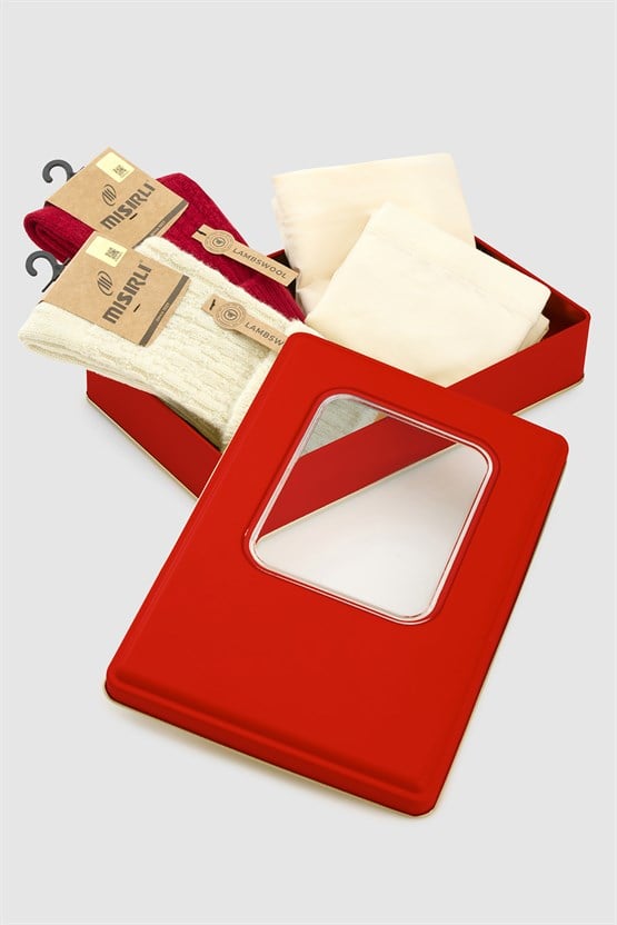 Kadın Kutulu Ekru Hediye Paketi