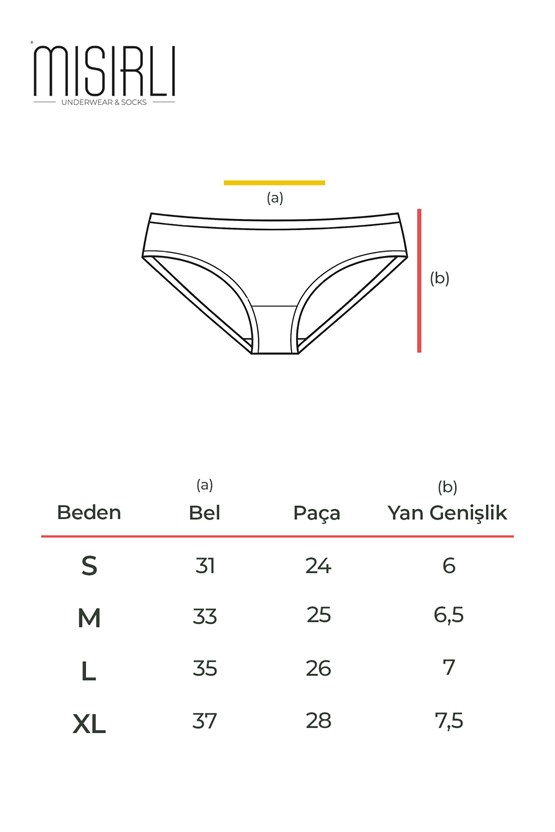 Kadın Mısırlı Modal Slip Külot Ten