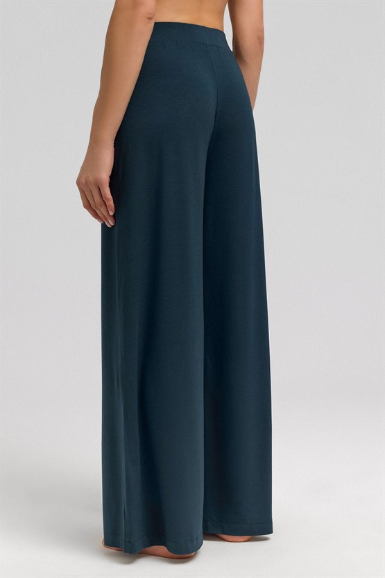 Kadın Örme Dökümlü Pantolon Antrasit