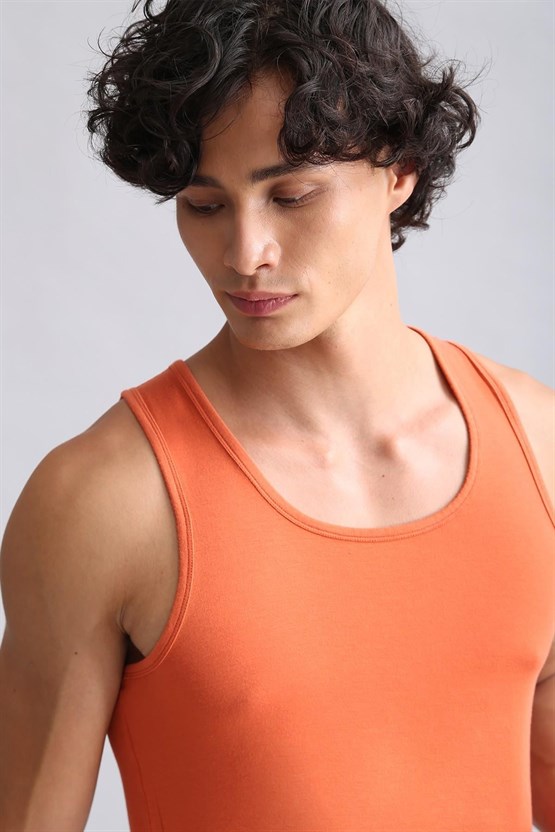 Mısırlı BAMBU HERCULES Slim Fit Basic Atlet Pas Kırmızı