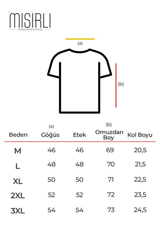 Mısırlı BAMBU HERCULES Slim Fit Bisiklet Yaka Fanila / T-Shirt Fit Green