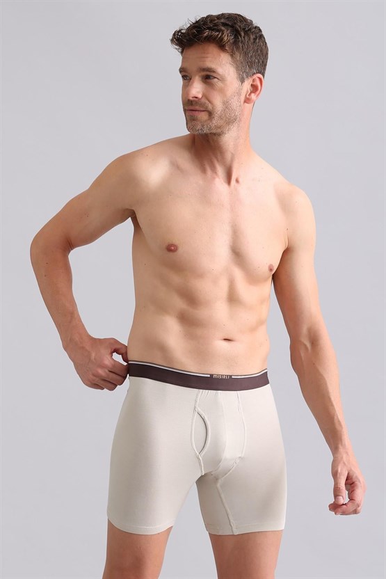 Mısırlı BAMBU SPARTACUS PERFORMANCE Long Boxer Toprak Bej