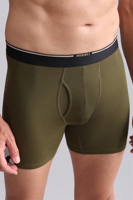 Mısırlı BAMBU SPARTACUS PERFORMANCE Long Boxer Koyu Haki