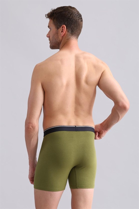 Mısırlı BAMBU SPARTACUS PERFORMANCE Long Boxer Haki