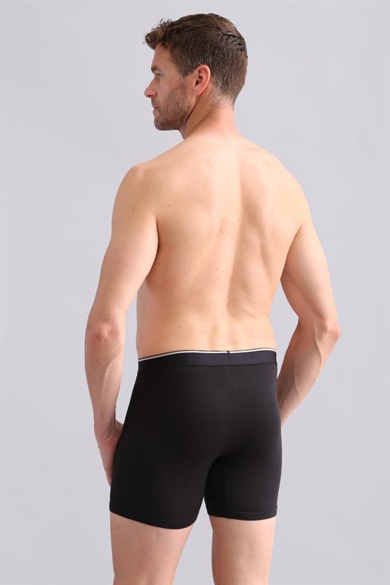 Mısırlı BAMBU SPARTACUS PERFORMANCE Long Boxer Siyah