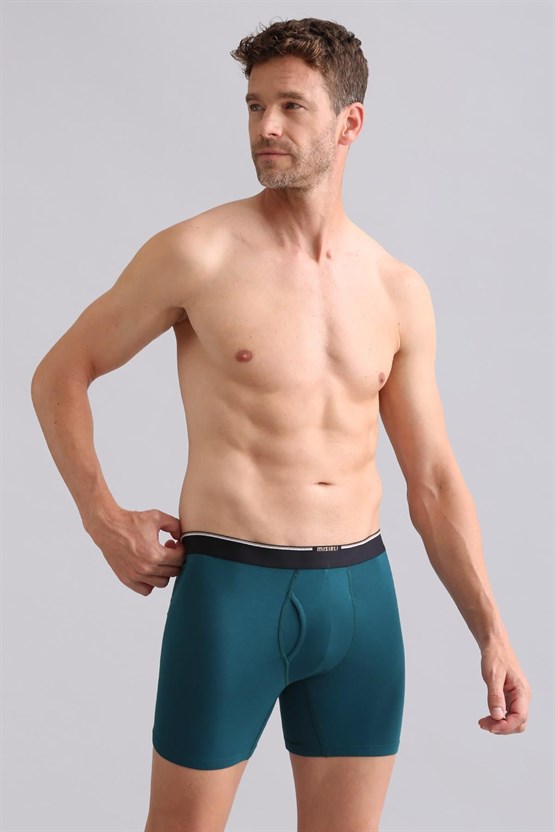 Mısırlı BAMBU SPARTACUS PERFORMANCE Long Boxer Fit Green