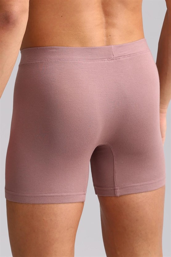 Mısırlı BAMBU ZEUS LUXURY Regular Fit Metal Armalı Long Boxer Lavender