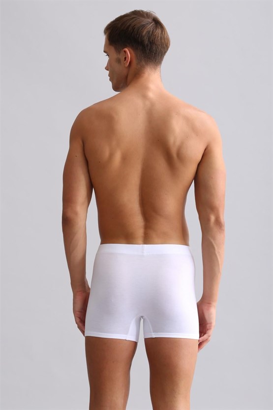 Mısırlı BAMBU ZEUS Regular Fit Boxer Beyaz
