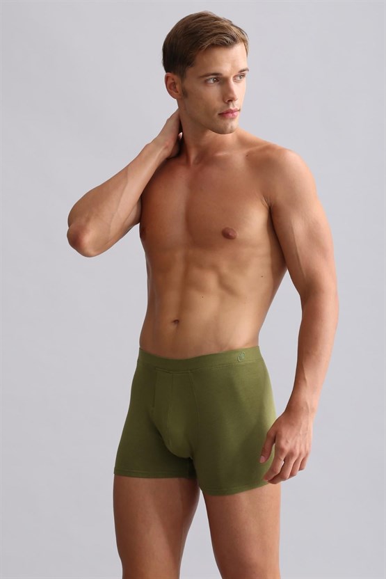Mısırlı BAMBU ZEUS Regular Fit Boxer Haki