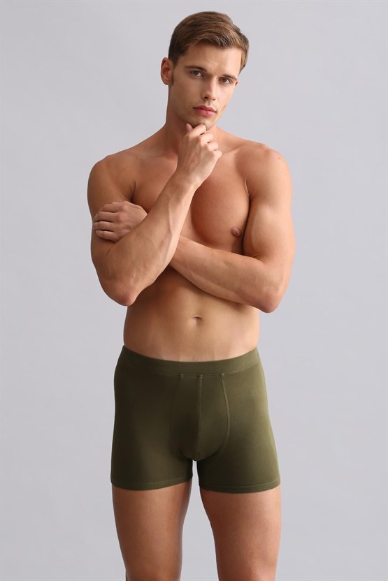Mısırlı BAMBU ZEUS Regular Fit Boxer Koyu Haki