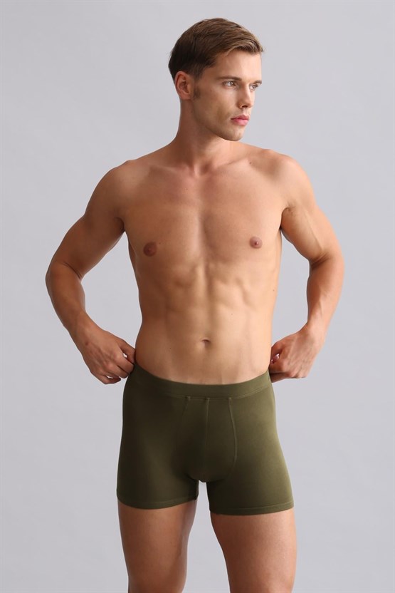 Mısırlı BAMBU ZEUS Regular Fit Boxer Koyu Haki