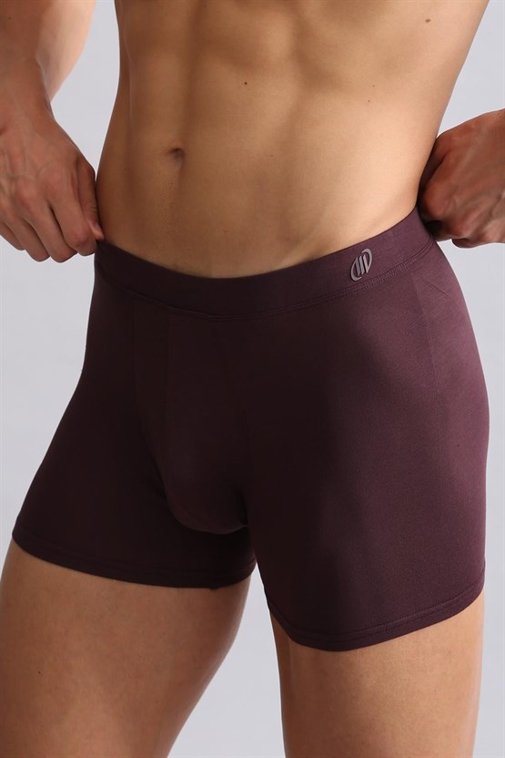 Mısırlı BAMBU ZEUS Regular Fit Boxer Mor