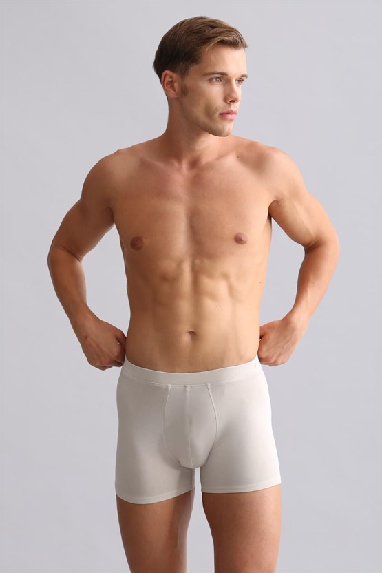 Mısırlı BAMBU ZEUS Regular Fit Boxer Toprak Bej