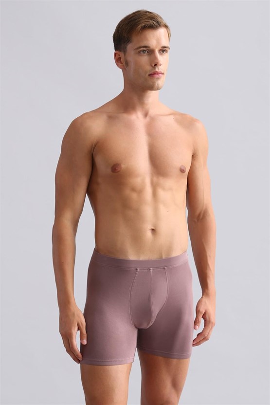 Mısırlı BAMBU ZEUS Regular Fit Long Boxer Lavender